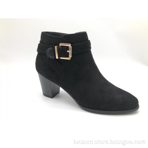 Damenstiefel Side Zip High Heel Ankle Booties